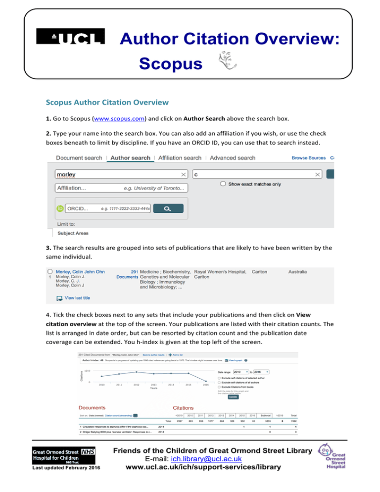 Search scopus author Scopus Author