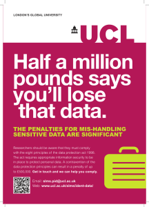 Half a million pounds says you’ll lose that data.