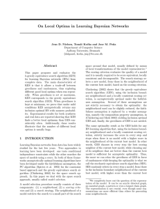On Local Optima in Learning Bayesian Networks
