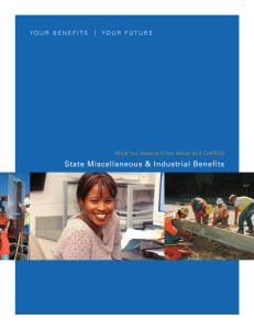 State Miscellaneous &amp; Industrial Benefits