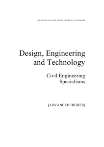 Design, Engineering and Technology Civil Engineering