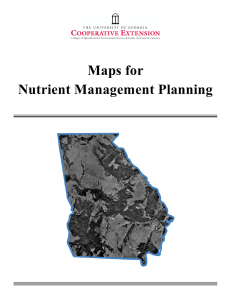 Maps for Nutrient Management Planning