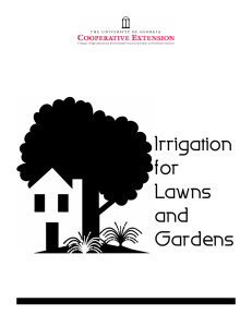 Irrigation for Lawns and