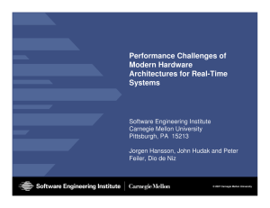 Performance Challenges of Modern Hardware Architectures for Real-Time Systems