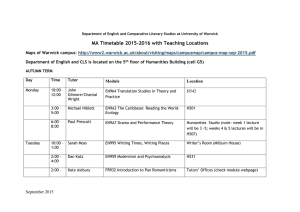 MA Timetable 2015-2016 with Teaching Locations