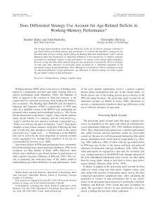 Does Differential Strategy Use Account for Age-Related Deficits in Working-Memory Performance?