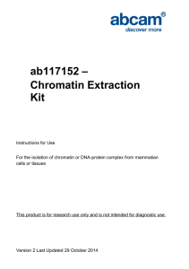 ab117152 – Chromatin Extraction Kit