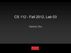 CS 112 - Fall 2012, Lab 03 Haohan Zhu