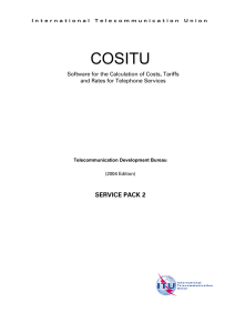 COSITU  SERVICE PACK 2