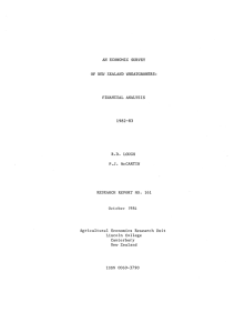 AN  ECONOMIC  SURVEY FINANCIAL  ANALYSIS 1982-83