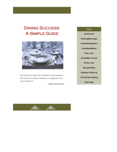 Dining Success: A Simple Guide