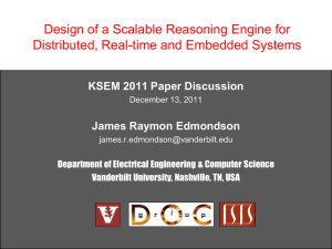 Design of a Scalable Reasoning Engine for KSEM 2011 Paper Discussion