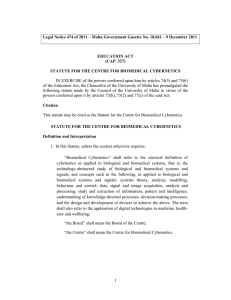 Legal Notice 474 of 2011 – Malta Government Gazette No. 18,841...  EDUCATION ACT (CAP. 327)