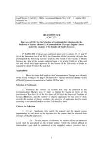 Legal Notice 312 of 2013 - Malta Government Gazette No.19,147 –... Amended by: