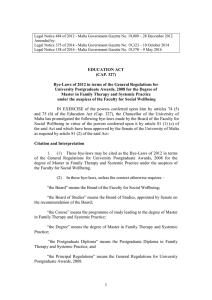 Legal Notice 484 of 2012 - Malta Government Gazette No.... Amended by: