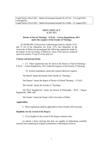 Legal Notice 148 of 2011 - Malta Government Gazette No.18,736 –... Amended by: