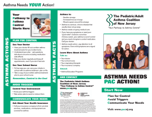 YOUR Asthma Needs Action!