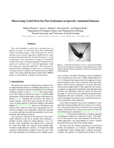 Discovering Useful Parts for Pose Estimation in Sparsely Annotated Datasets