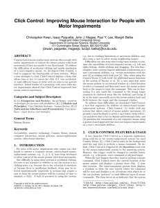 Click Control: Improving Mouse Interaction for People with Motor Impairments