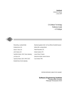 C4 Software Technology Reference Guide —A Prototype