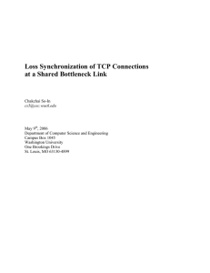 Loss Synchronization of TCP Connections at a Shared Bottleneck Link