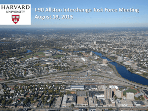 I-90 Allston Interchange Task Force Meeting August 19, 2015