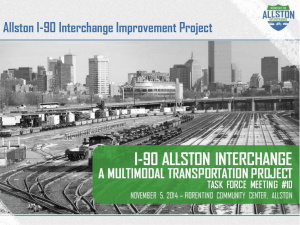 Allston I-90 Interchange Improvement Project
