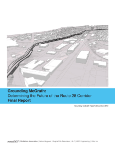 Grounding McGrath: Final Report Determining the Future of the Route 28 Corridor