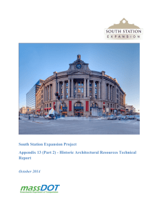 South Station Expansion Project Report