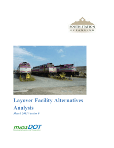 Layover Facility Alternatives Analysis  March 2013 Version 0