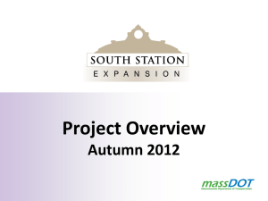 Project Overview Autumn 2012 1
