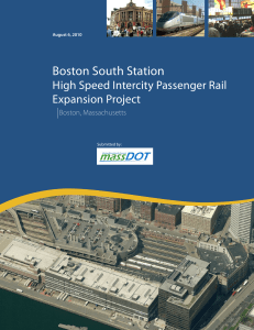 Boston South Station High Speed Intercity Passenger Rail Expansion Project