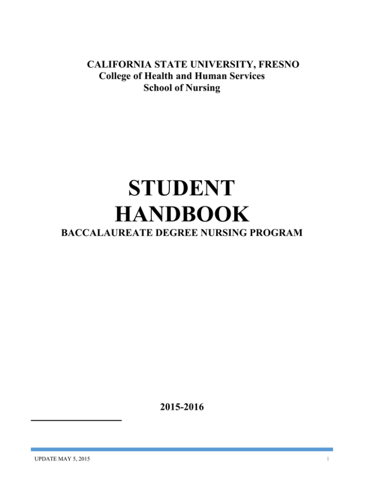 STUDENT HANDBOOK