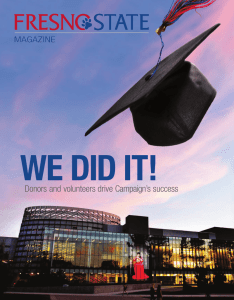 We DiD it!  Donors and volunteers drive Campaign’s success MAGAZINE