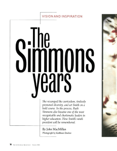 Simmons years the
