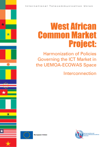 West African Common Market Project: