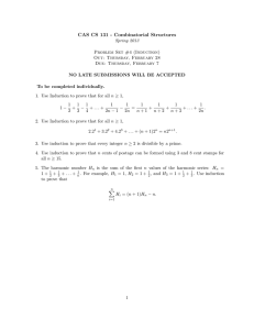 CAS CS 131 - Combinatorial Structures