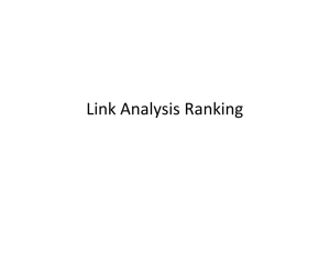 Link Analysis Ranking