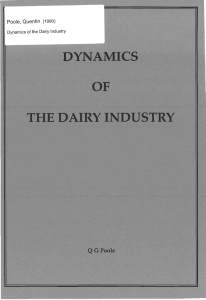 QGPoole Poole,  Quentin (1990) Dynamics of the Dairy Industry