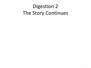 Digestion 2 The Story Continues 1