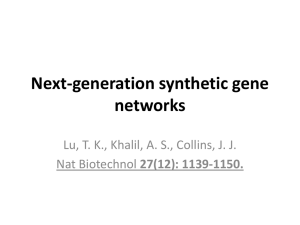 Next-generation synthetic gene networks 27(12): 1139-1150.