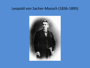 Leopold von Sacher-Masoch (1836-1895)