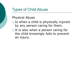 Types of Child Abuse