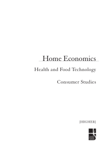 abc Home Economics Health and Food Technology Consumer Studies
