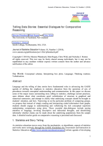 Telling Data Stories: Essential Dialogues for Comparative Reasoning