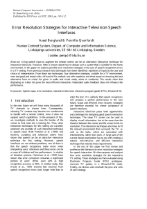 Human-Computer Interaction -- INTERACT'03 M. Rauterberg et al. (Eds.)