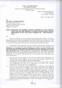 F.No. 11-26/2014-IA.III Government of India Ministry of Environment, Forest Climate Change