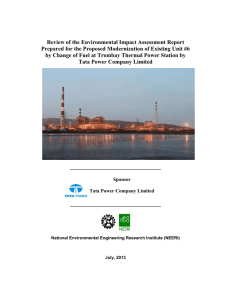 Review of the Environmental Impact Assessment Report