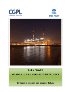 TATA POWER MUNDRA ULTRA MEGA POWER PROJECT