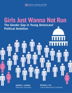Girls Just Wanna Not Run The Gender Gap in Young Americans’